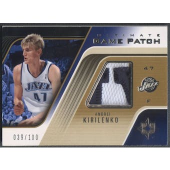 2004/05 Ultimate Collection #AK Andrei Kirilenko Game Patch #039/100