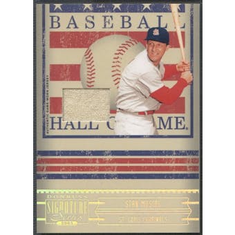 2005 Donruss Signature #15 Stan Musial Hall of Fame Material Jersey
