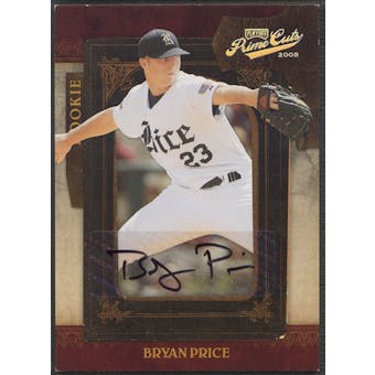 2008 Playoff Prime Cuts #124 Bryan Price Rookie Auto #134/249