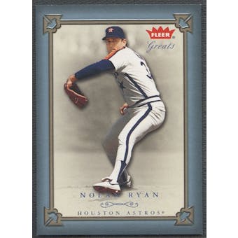 2004 Greats of the Game #28 Nolan Ryan Blue Astros #448/500