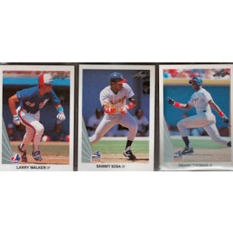1990 Leaf Series 1+ 2 Baseball Partial Set (NM-MT)