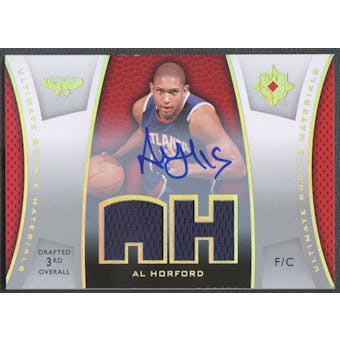 2007/08 Ultimate Collection #AH Al Horford Materials Rookie Jersey Auto