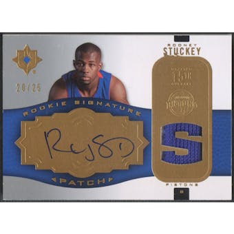 2007/08 Ultimate Collection #RS Rodney Stuckey Rookie Signature Patch Auto #20/25