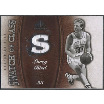 2007/08 SP Game Used #SCLB Larry Bird Swatch of Class Jersey