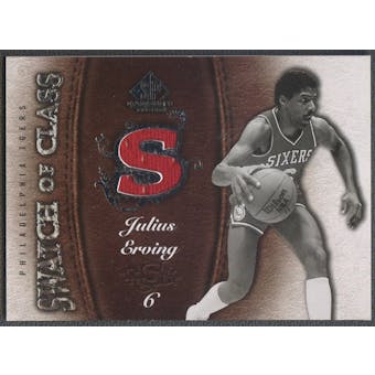 2007/08 SP Game Used #SCJE Julius Erving Swatch of Class Jersey