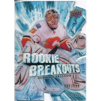 2010/11 Upper Deck Rookie Breakouts #RB6 Henrik Karlsson /100
