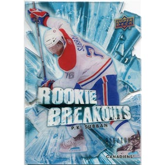 2010/11 Upper Deck Rookie Breakouts #RB18 P.K. Subban 56/100