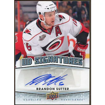 2010/11 Upper Deck Signatures #UDSBS Brandon Sutter Autograph