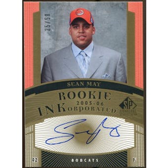 2005/06 Upper Deck SP Signature Edition Rookies INKorporated #SM Sean May Autograph /50