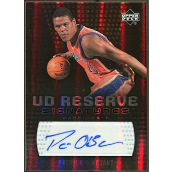 2006/07 Upper Deck UD Reserve Signatures #PO Patrick O'Bryant Autograph