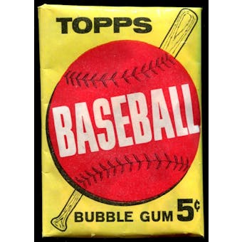 1963 Topps Baseball 5 Cent 1st Series Wax Pack