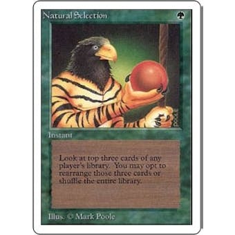 Magic the Gathering Unlimited Single Natural Selection - SLIGHT PLAY (SP)