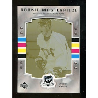 2006/07 The Cup 1/1 Rookie Evgeni Malkin RC Printing Plate Yellow