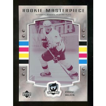 2006/07 The Cup 1/1 Rookie Evgeni Malkin RC Masterpiece Magenta Printing Plate
