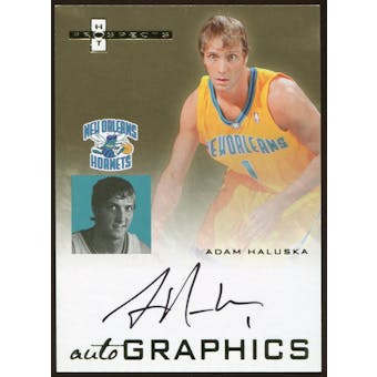 2007/08 Fleer Hot Prospects Autographics #AH Adam Haluska Autograph