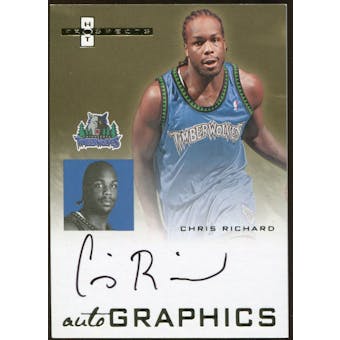 2007/08 Fleer Hot Prospects Autographics #CR Chris Richard Autograph