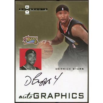 2007/08 Fleer Hot Prospects Autographics #DB Derrick Byars Autograph