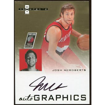 2007/08 Fleer Hot Prospects Autographics #JM Josh McRoberts Autograph