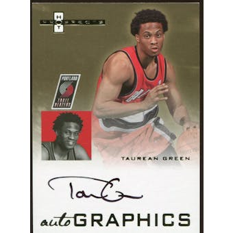 2007/08 Fleer Hot Prospects Autographics #TG Taurean Green Autograph