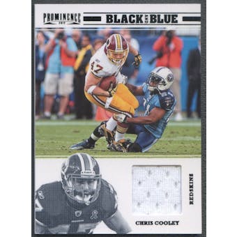 2012 Panini Prominence #4 Chris Cooley Black and Blue Materials Jersey #158/199