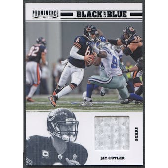 2012 Panini Prominence #12 Jay Cutler Black and Blue Materials #187/199