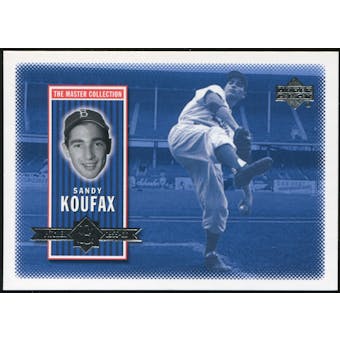 2000 Upper Deck Brooklyn Dodgers Master Collection #BD7 Sandy Koufax /250