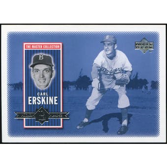 2000 Upper Deck Brooklyn Dodgers Master Collection #BD13 Carl Erskine /250