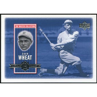 2000 Upper Deck Brooklyn Dodgers Master Collection #BD15 Zack Wheat /250