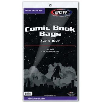 BCW Silver Age Comic Book Bags 100ct