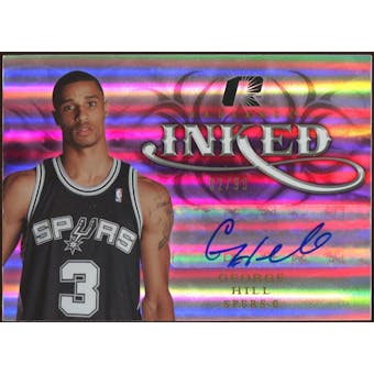 2008/09 Upper Deck Radiance Inked #IGH George Hill Autograph 92/99