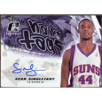 2008/09 Upper Deck Radiance Name Tag Autographs #NTSS Sean Singletary