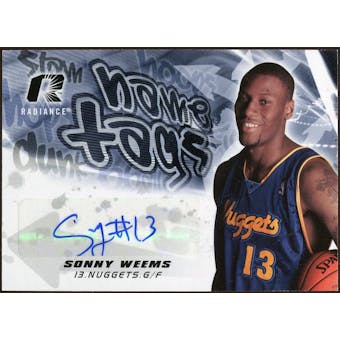 2008/09 Upper Deck Radiance Name Tag Autographs #NTSW Sonny Weems
