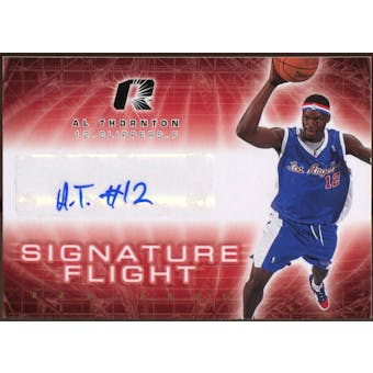 2008/09 Upper Deck Radiance Signature Flight #SFAT Al Thornton SP Autograph