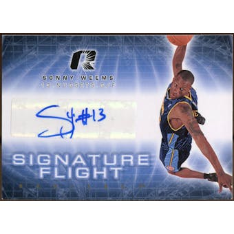 2008/09 Upper Deck Radiance Signature Flight #SFSW Sonny Weems Autograph