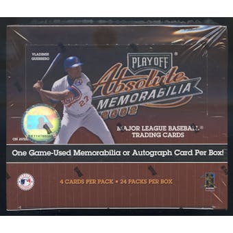 2002 Playoff Absolute Memorabilia Baseball 24 Pack Box