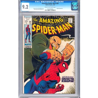 Amazing Spider-Man #69 CGC 9.2 (C-OW) *0155436002*