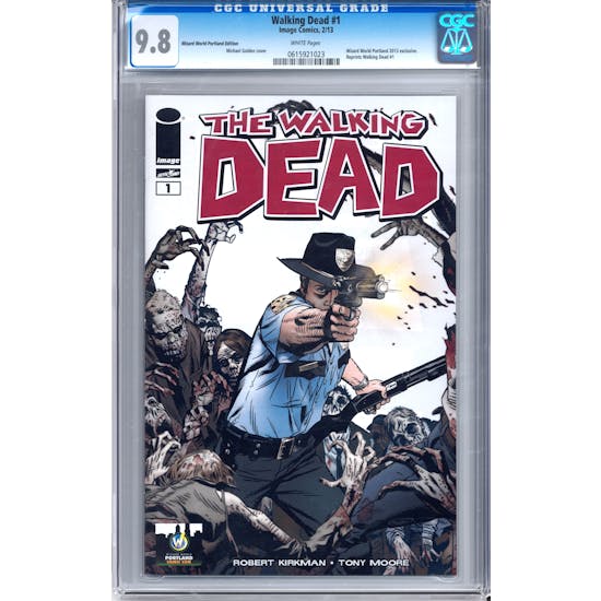 Walking Dead #1 Wizard World Portland Variant CGC 9.8 (W) *0615921023*