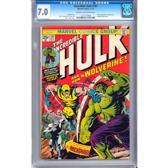Incredible Hulk #181 CGC 7.0 (C-OW) *1127170008*