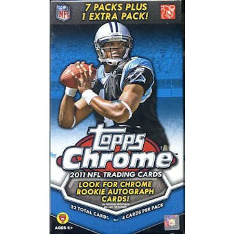 2011 Topps Chrome Football 8-Pack Box