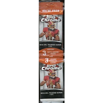 2012 Topps Chrome Football Value Rack Pack