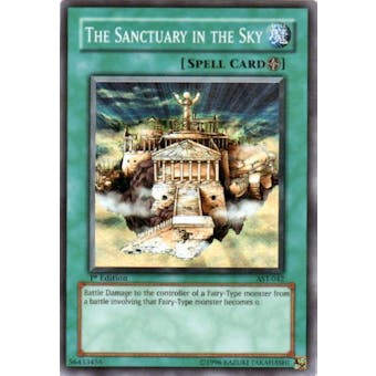 Yu-Gi-Oh Ancient Sanctuary Single 1st Edition The Sanctuary in the Sky Super Rare