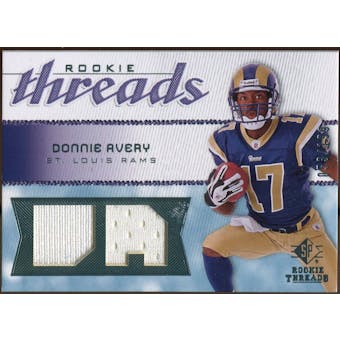 2008 Upper Deck SP Rookie Threads Rookie Threads #RTDA Donnie Avery /199