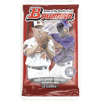 2013 Bowman Baseball Retail Pack (Lot of 24 = 1 Box)