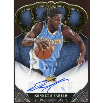 2012/13  Panini Preferred Gold #392 Kenneth Faried CR Autograph 7/25