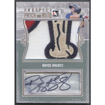 2011 ITG Heroes and Prospects #BB Bryce Brentz Prospect Rookie Patch Auto Gold #1/1