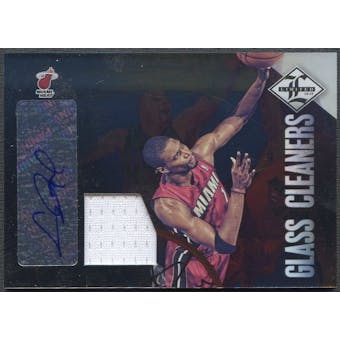 2012/13 Limited #24 Chris Bosh Glass Cleaners Materials Signatures Jersey Auto #04/25