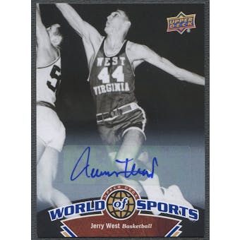 2010 Upper Deck World of Sports #11 Jerry West Auto