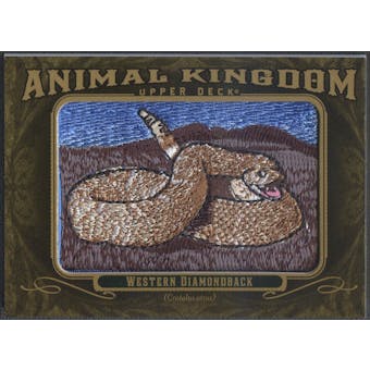 2011 Upper Deck Goodwin Champions #AK13 Western Diamondback Animal Kingdom Patch