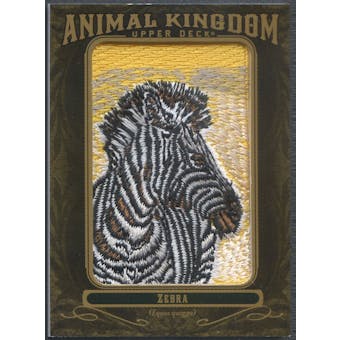 2011 Upper Deck Goodwin Champions #AK19 Zebra Animal Kingdom Patch