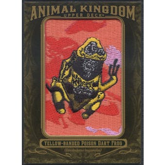 2011 Upper Deck Goodwin Champions #AK23 Yellow-Banded Poison Dart Frog Animal Kingdom Patch